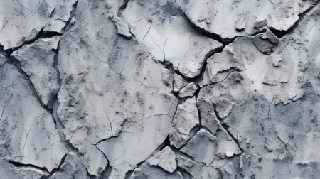 Rough and Cracked Stone Structure: A Vintage Background for Retro Style generated by AIの素材