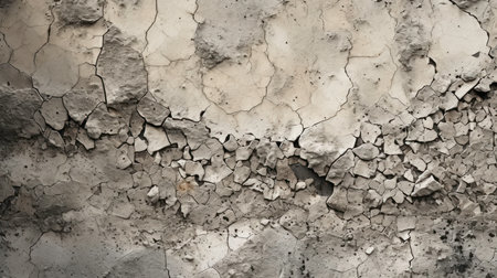 Abstract Pattern of Gray Cement Wall: A Natural Surface for Art Projects generated by AIの素材