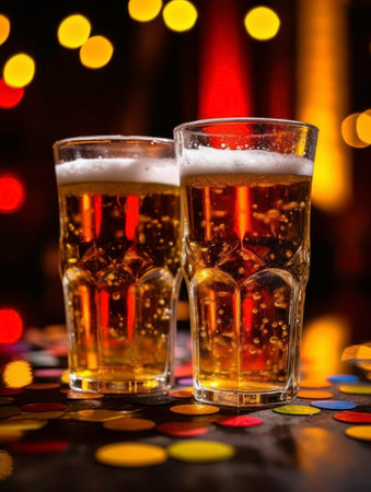 International Beer Day Celebration generated by AIの素材