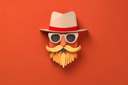 Santa Claus's One, Flat Style, Cartoon, Generated by AIの素材