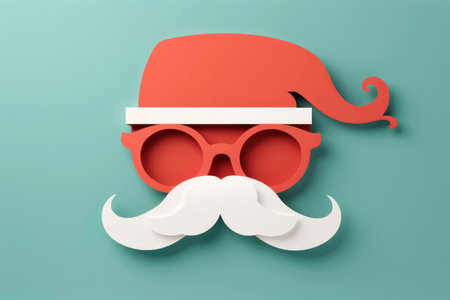 Santa Claus's One, Flat Style, Cartoon, Generated by AIの素材