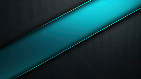 Carbon fiber and neon turquoise backgroundの素材