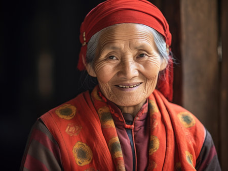 Smiling Chinese Womanの素材