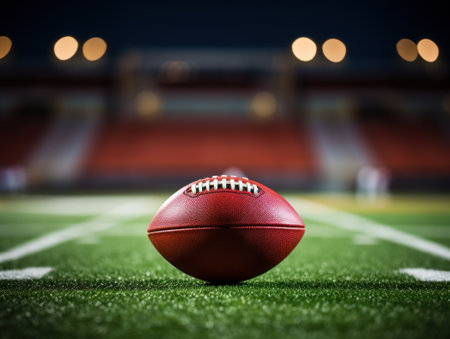 American Football Teed Up For Kickoffの素材