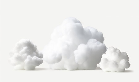 White Isolated Clouds.の素材