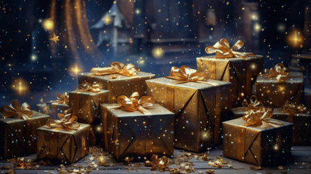 Magic Christmas compositionの素材