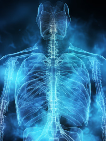 Medical X-ray abstract backgroundの素材