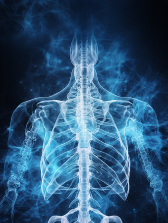 Medical X-ray abstract backgroundの素材