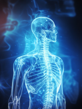 Medical X-ray abstract backgroundの素材