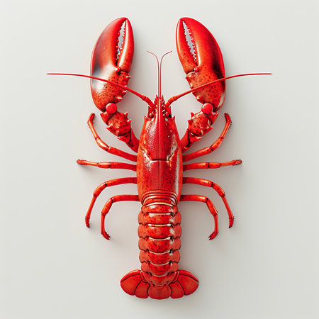 Lobster 3D iconの素材