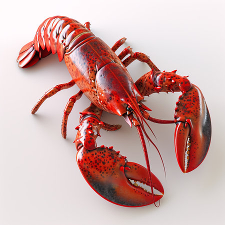 Lobster 3D iconの素材