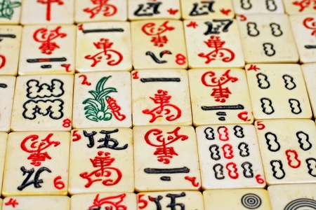 Mahjongg Tilesの写真素材