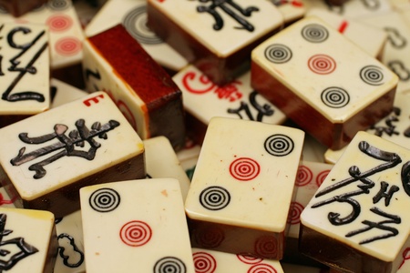 Mahjongg Tilesの写真素材