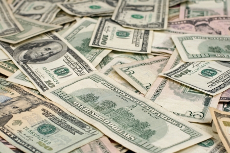 Mixed American Currencyの写真素材