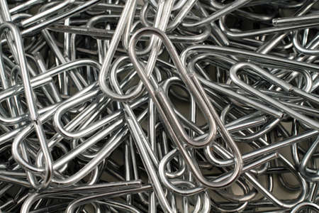 Paper Clips Extreme Close Upの写真素材