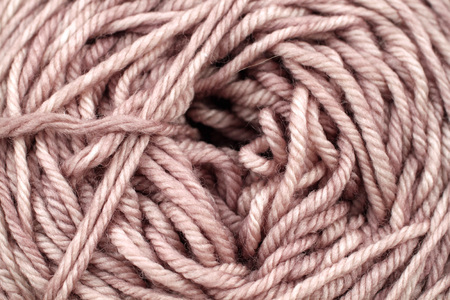 A close up image of textured yarn