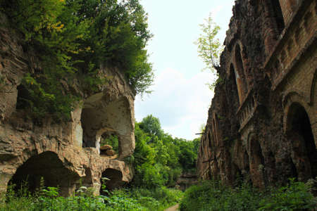 The ruins of the old fortの写真素材