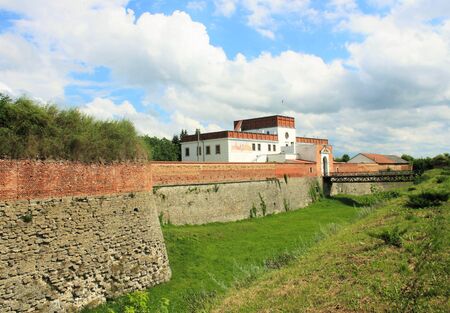 Old castle with moatの写真素材
