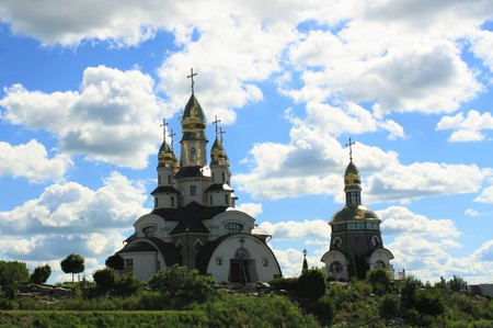 Beautiful christian churchの写真素材
