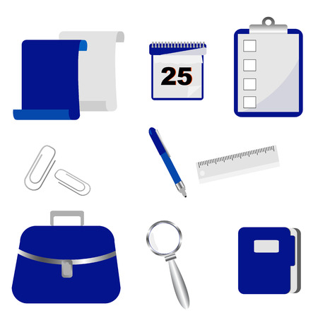 Creative vector office objectsのイラスト素材