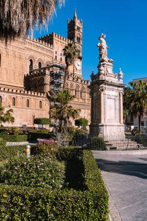 Palermo Cathedral A Timeless Architectural Marvelの写真素材