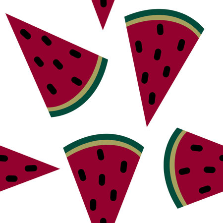 Seamless fruit pattern with watermelon for fabrics and textiles and linens