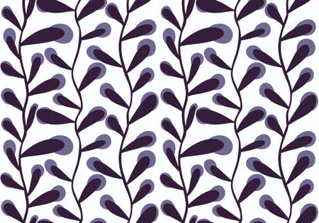 Seamless pattern with leaves for fabrics and textilesの写真素材