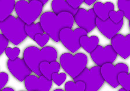 Seamless valentines pattern with hearts for postcard and gifts and cardsの写真素材