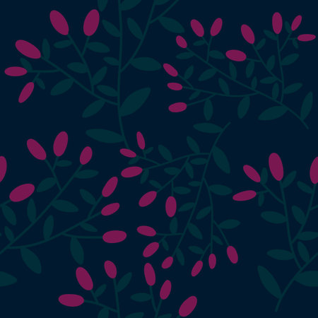 Seamless pattern with barberry for fabrics and textiles and linensの写真素材