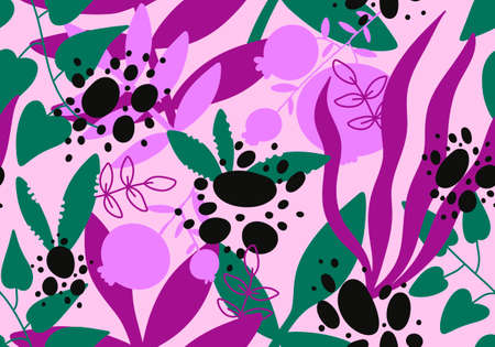 Floral seamless pattern with flower for fabrics and textiles and packaging