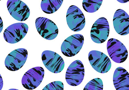 Easter seamless pattern with eggs for wallpaper and fabrics and textiles and packaging and gifts