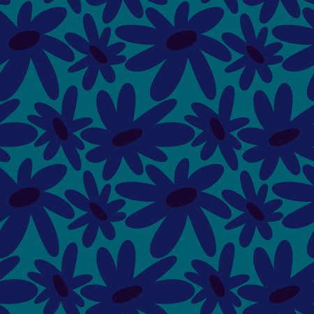 Seamless floral pattern with flowers for fabrics and textilesの写真素材