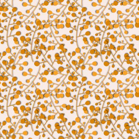 Seamless pattern with leaves for fabrics and textilesの写真素材
