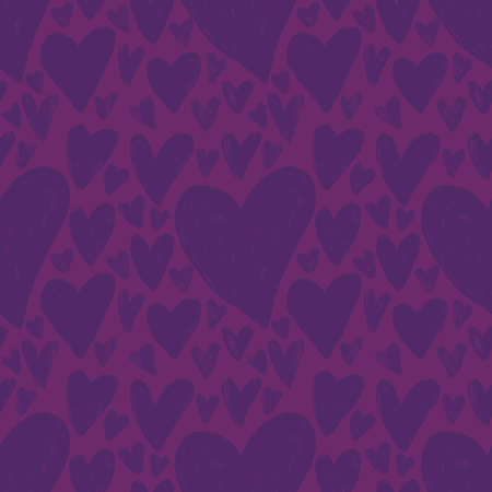 Seamless valentines pattern with hearts for postcard and gifts and cardsの写真素材