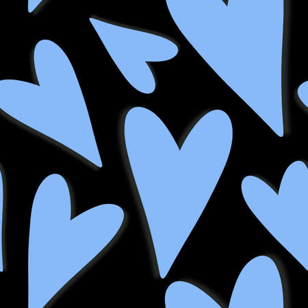 Seamless valentines pattern with hearts for postcard and gifts and cardsの写真素材