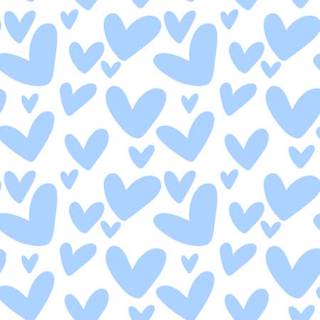 Seamless valentines pattern with hearts for postcard and gifts and cardsの写真素材
