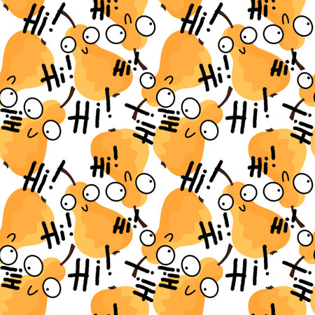 Fruit seamless pears pattern for fabrics and textiles and packaging and gifts and cards and linens...