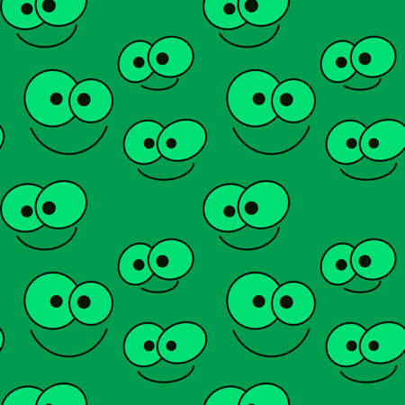 Kids seamless cute face pattern for fabrics and textiles and packaging and gifts and kids and wrapping paperの写真素材