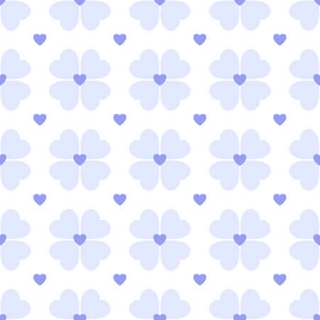 Seamless valentines pattern with hearts for postcard and gifts and cardsの写真素材