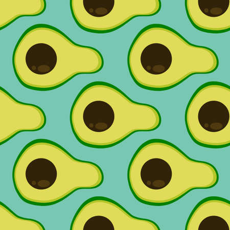 Avocado seamless pattern for fabrics and textiles and packaging and gifts and cards and linensの写真素材