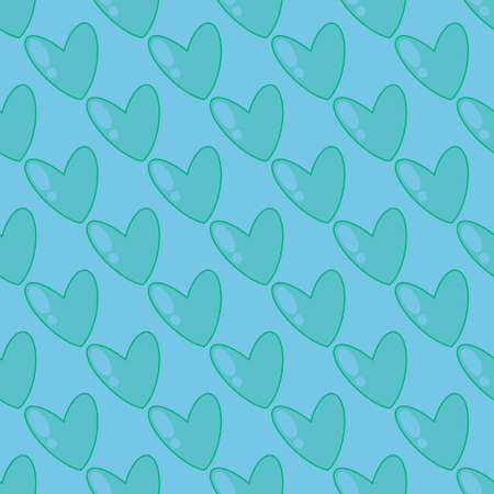Seamless valentines pattern with hearts for postcard and gifts and cards