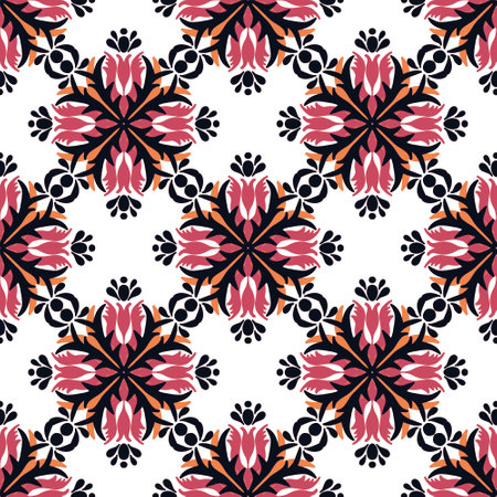 Simple floral seamless pattern with flowers for fabrics and cards and linens and kids and wrapping...