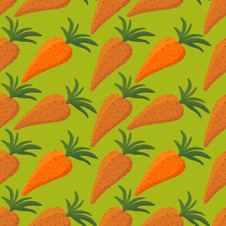 Seamless carrots pattern for fabrics and textiles and packaging and gifts and cards and linens and...