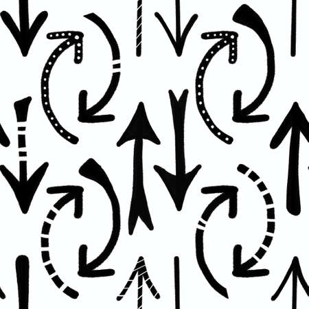 Seamless arrows pattern for fabrics and textiles and packaging and gifts and cards and linens and kidsの写真素材