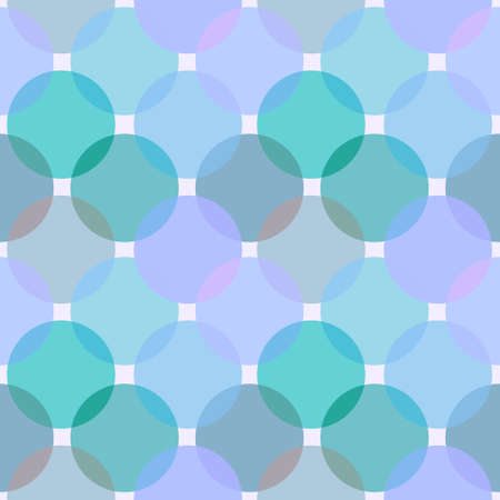 Geometric seamless transparent circle pattern for fabrics and wrapping paper and kitchen and kids...