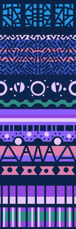 Abstract seamless geometric ethnic pattern for packaging and gifts and cards and linens and kids