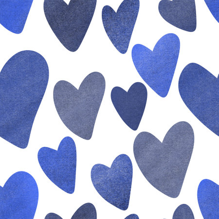 Seamless valentines pattern with hearts for postcard and gifts and cards