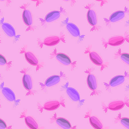 Kids seamless candy pattern for fabrics and textiles and packaging and gifts and cards and linensの写真素材