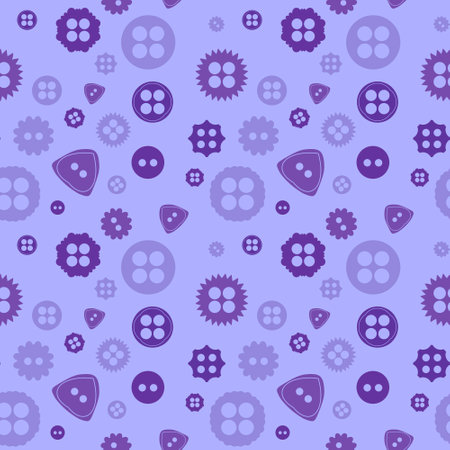 Hobbies seamless buttons pattern for fabrics and textiles and packaging and gifts and kidsの写真素材
