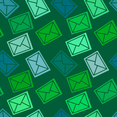 Kids letter seamless envelope pattern for fabrics and packaging and gifts and cards and linens and hobbiesの写真素材